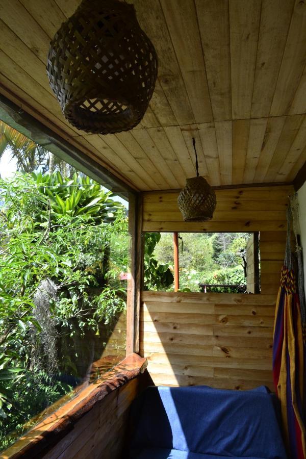 Habitacion Las Bromelias, Pijao, Finca Flora Del Rio ภายนอก รูปภาพ