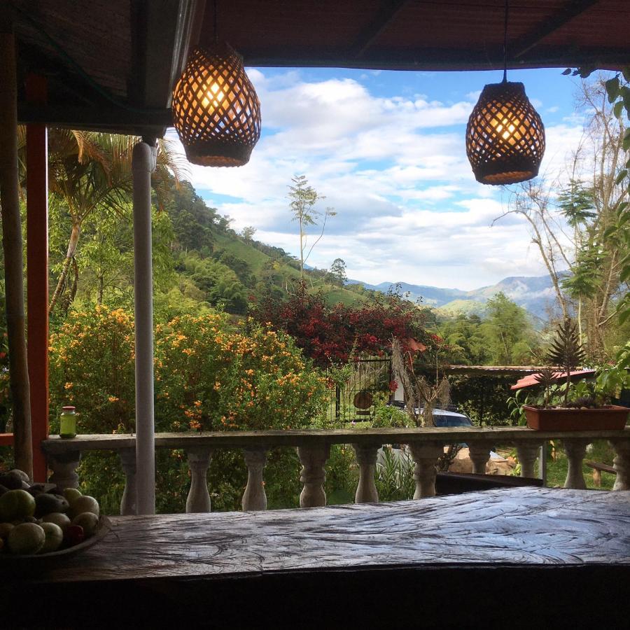 Habitacion Las Bromelias, Pijao, Finca Flora Del Rio ภายนอก รูปภาพ